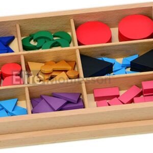 Elite Montessori Basic Wooden Grammar Symbols with Box